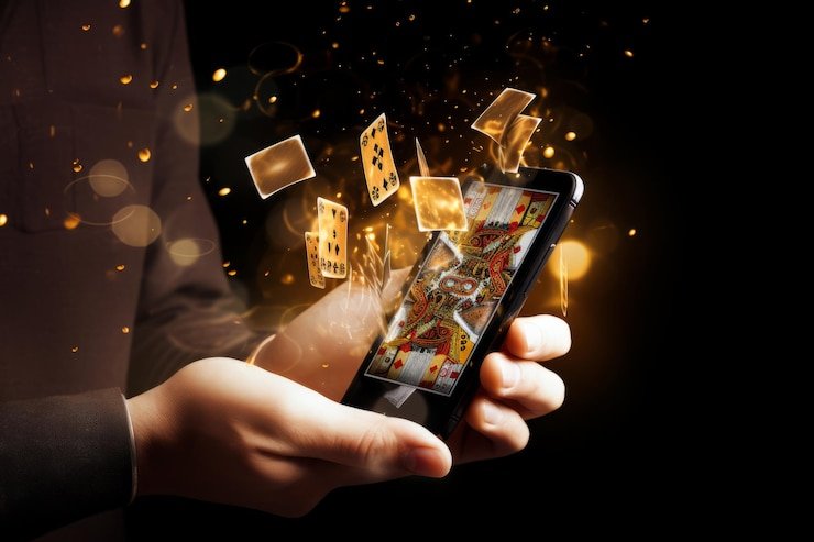 Antarmuka aplikasi nenektogel di layar ponsel menampilkan meja dealer langsung dan menu permainan